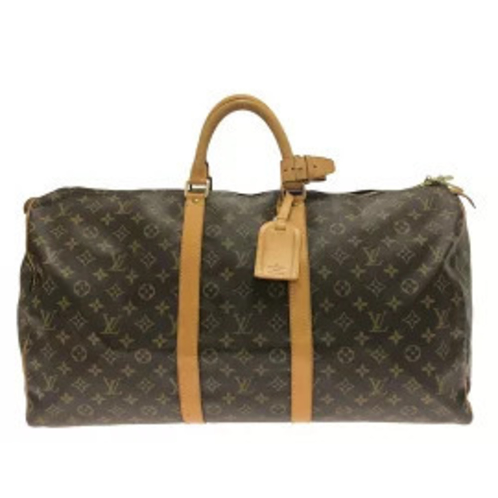 LOUIS VUITTON Keepall Boston Bag Monogram Canvas